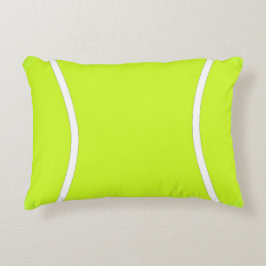 Ljus Gult Tennis Boll accent Pillow Prydnadskudde