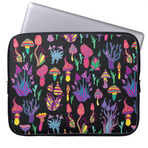 Ljus,hallucinogen,dekorativ,fantastisk mushroo laptop fodral