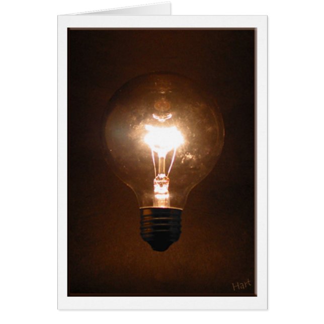 Ljus Hälsningskort (Framsidan)