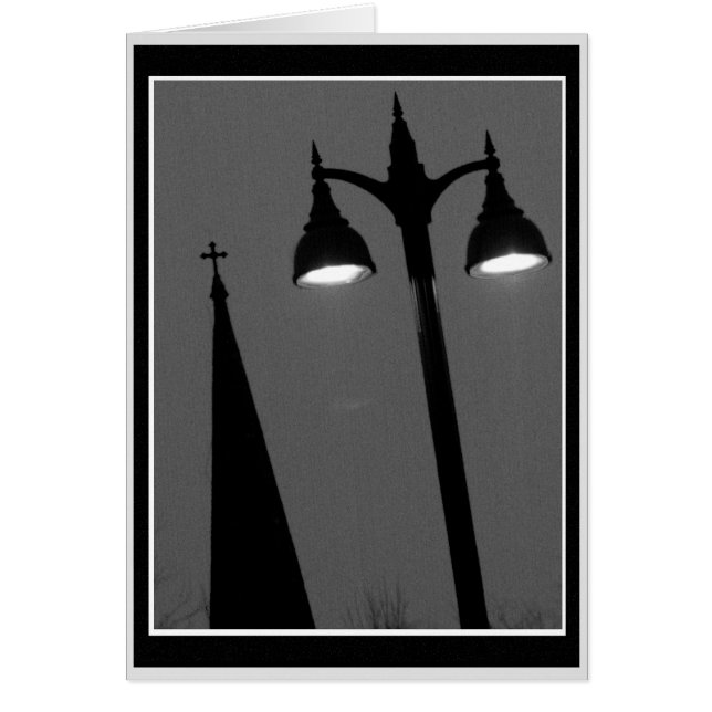 Ljus Hälsningskort (Framsidan)