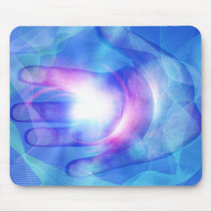 Ljus hand musmatta