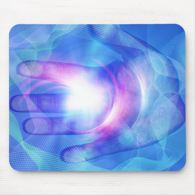 Ljus hand musmatta (Framsidan)