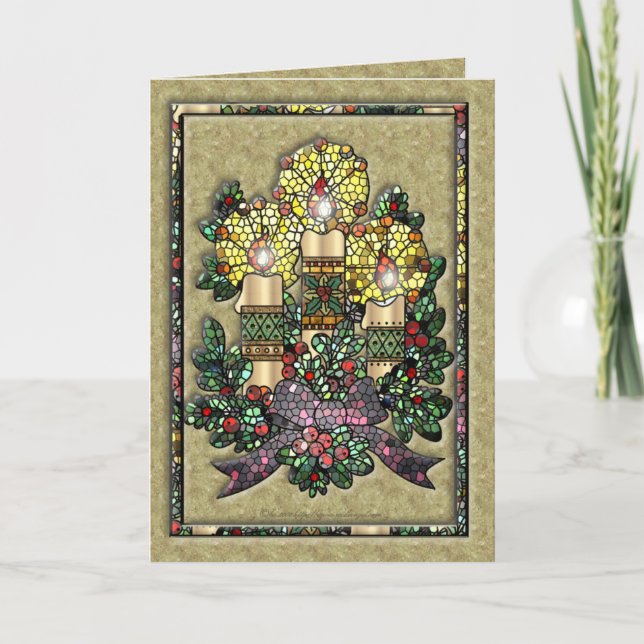 ljus helgkort (Framsida)