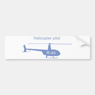 Ljus helikopterbildekal bildekal