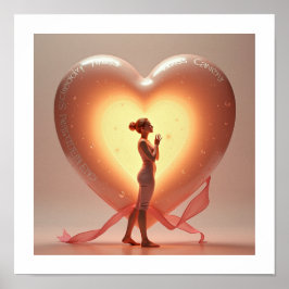 Ljus hjärta poster