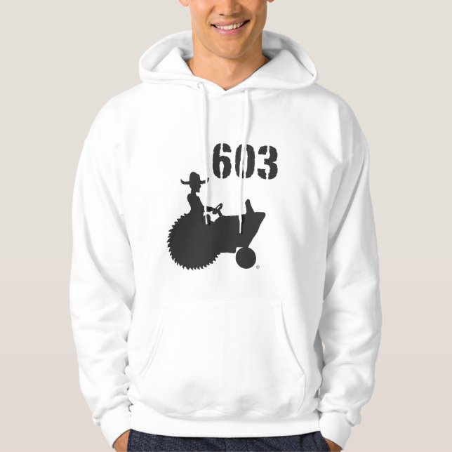 Ljus hoodie 603 (Framsida)
