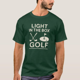 Ljus i Box Golf Shirt-Snyggten för Golfers T Shirt