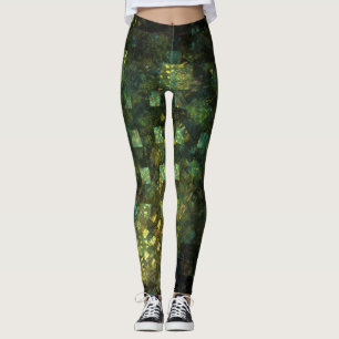Ljus i City Abstrakt Art Leggings