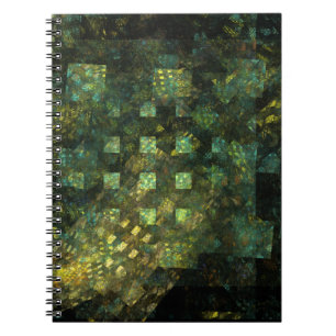 Ljus i City Abstrakt Art Notebook Anteckningsbok