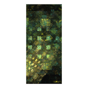 Ljus i City Abstrakt Art Rack Card Reklamkort