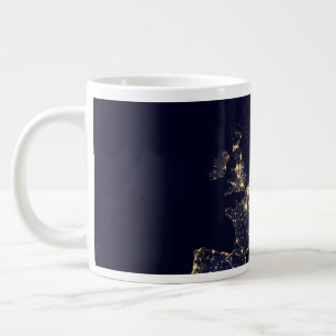 Ljus i flera europeiska och nordiska städer. jumbo mugg