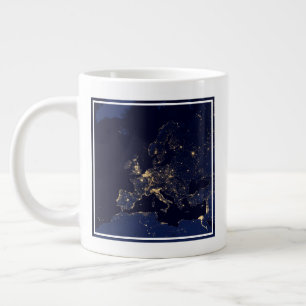 Ljus i flera europeiska och nordiska städer. jumbo mugg