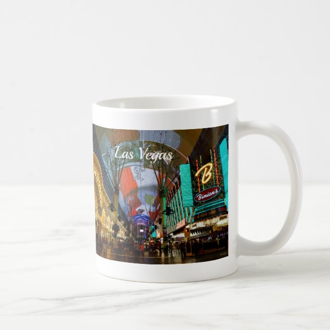Ljus i Fremont Street Coffee Mugg (Höger)