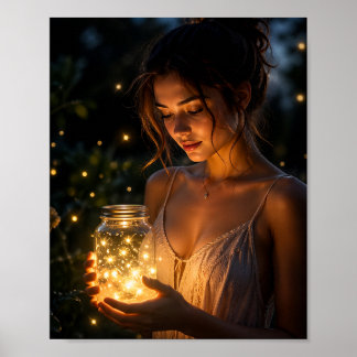 Ljus i hennes händer Affisch