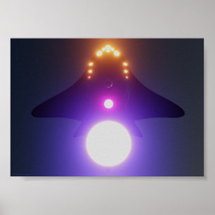 Ljus i Himmel - Sci-Fi-Frakten Poster