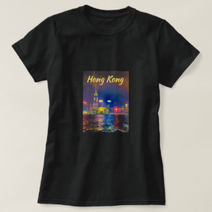 Ljus i Hong Kong Harbour T Shirt