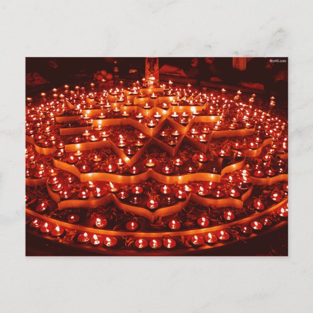 Ljus i Indien Vykort (Framsida)