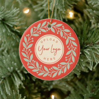 Ljus i julen - Företagsornament Julgransprydnad Keramik