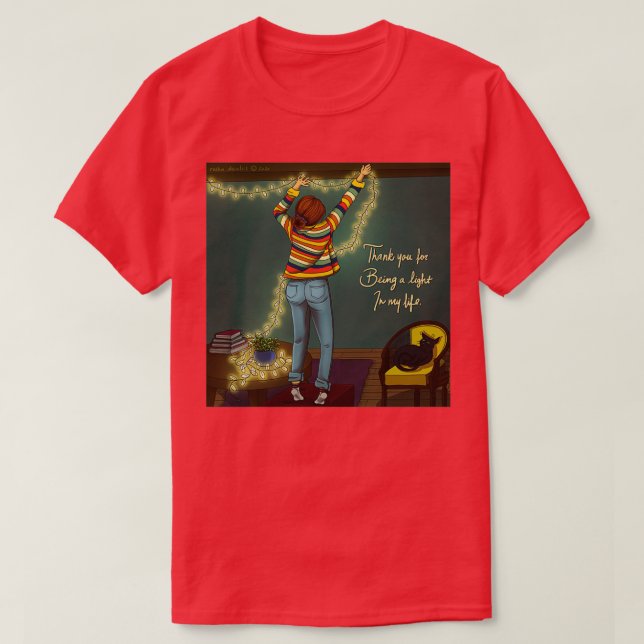 Ljus i mitt liv t shirt (Design framsida)