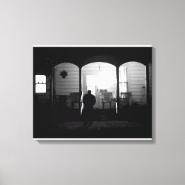 Ljus i mörkret (hemmet kommer) canvastryck