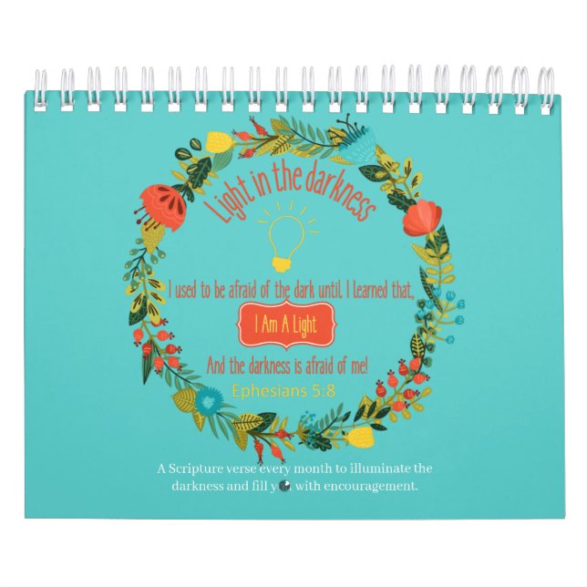 Ljus i Mörkrets kristna skript 2022 Kalender (Omslag)