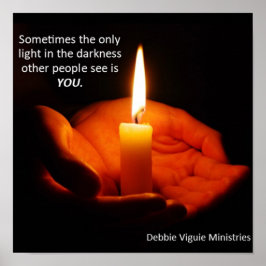 Ljus i Mörkrets utskrift Poster