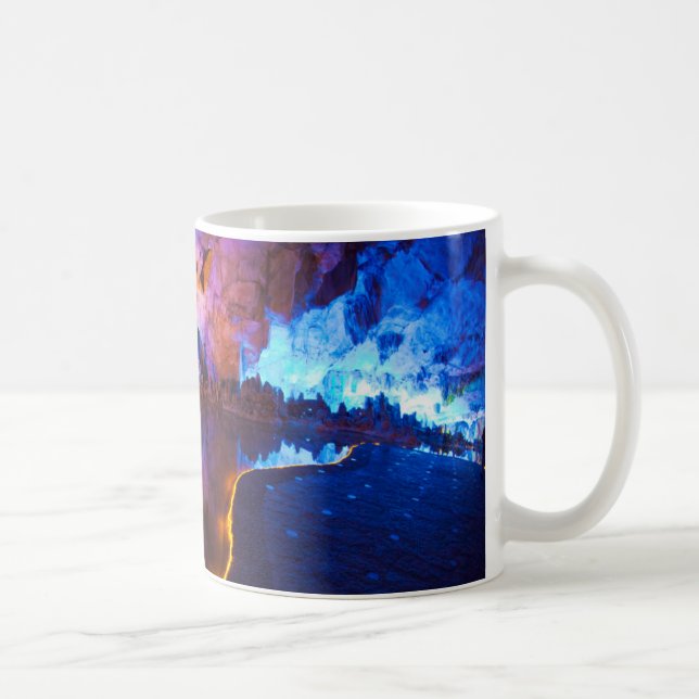 Ljus i Reed Flute Cave, Kina Kaffemugg (Höger)