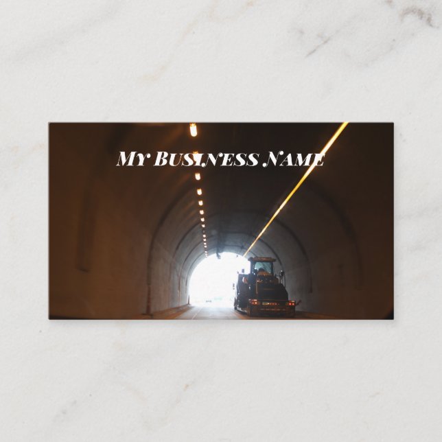 Ljus i slutet av tunneln-Affärskorten Visitkort (Framsida)