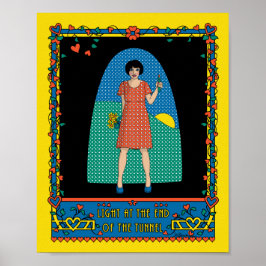 Ljus i slutet av tunneln_B_8x10 Poster