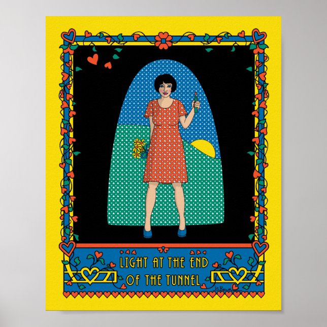 Ljus i slutet av tunneln_B_8x10 Poster (Framsidan)