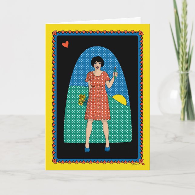 Ljus i slutet av tunneln_B_Hälsning Kort (Framsida)