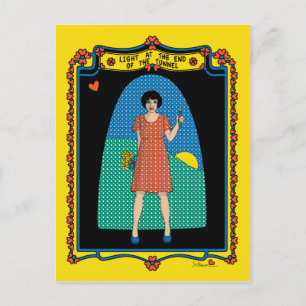 Ljus i slutet av tunneln_B_ vykort