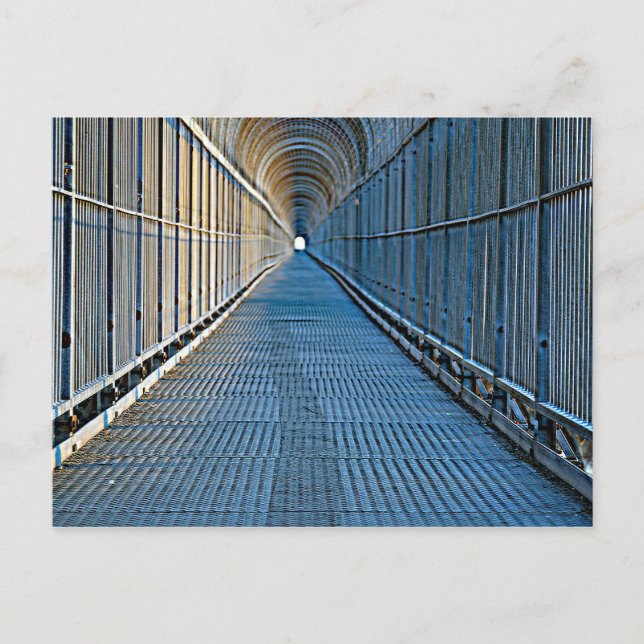LJUS I SLUTET EN ROURKE BRIDGE POSTCARD VYKORT (Framsida)
