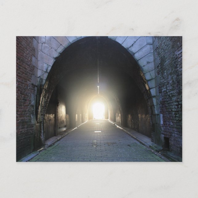 Ljus i slutet vykort (Framsida)