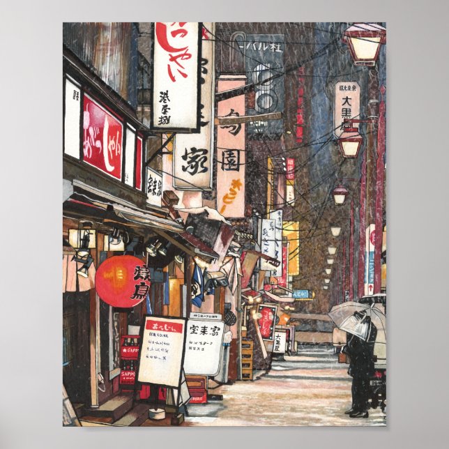 LJUS i SNÖ Poster (Framsidan)