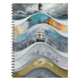 Ljus i stormfyren anteckningsbok