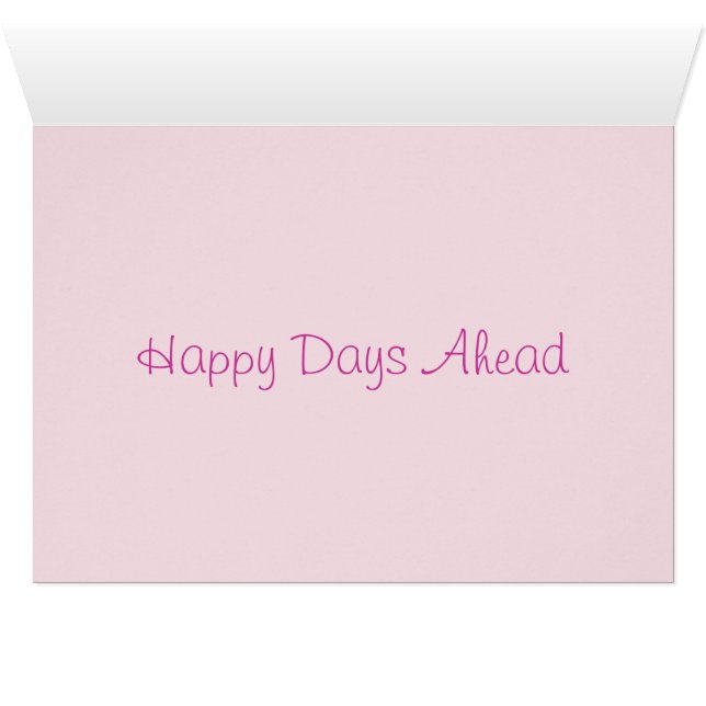 Ljus i tunneln hälsningskort (Insidan Horizontal (UnderSidan))