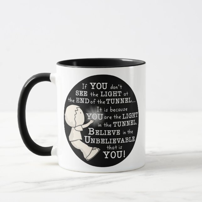 Ljus i tunneln mugg (Vänster)