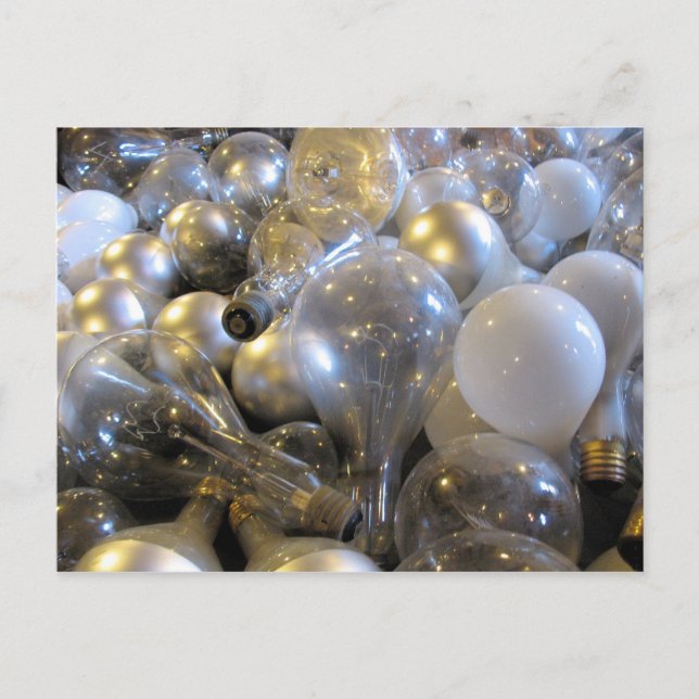 Ljus idé - Ljus bulbvykort Vykort (Framsida)