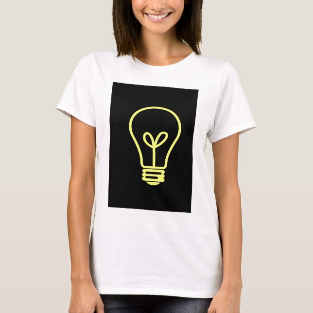 Ljus idé tee shirt (Framsida)