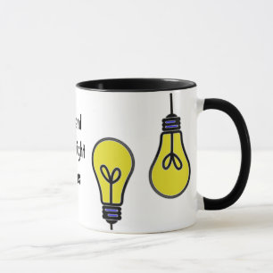 Ljus idédesign för Lightbulb Mugg