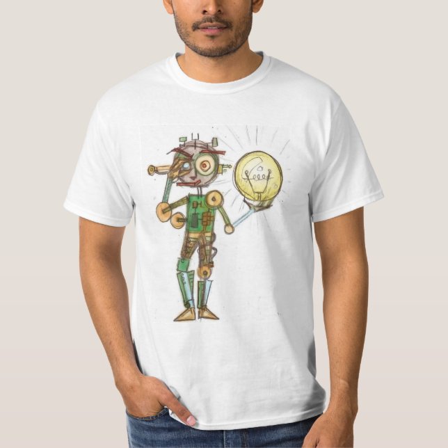 Ljus idéman tee (Framsida)