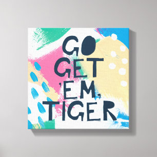 Ljus inspiration II går får dem tigern Canvastryck