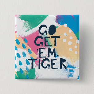 Ljus inspiration II går får dem tigern Knapp