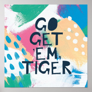 Ljus inspiration II går får dem tigern Poster