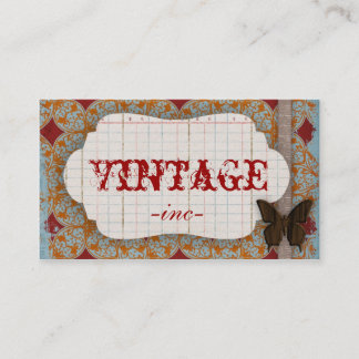Ljus inspirerade vintage visitkortar visitkort