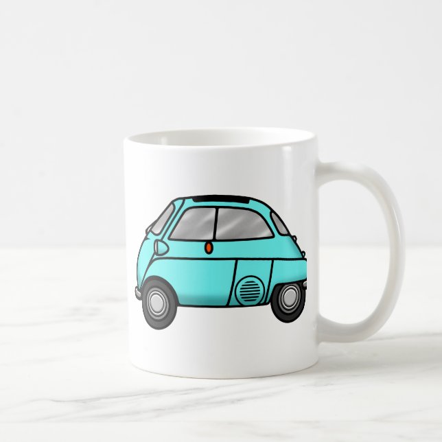 ljus isetta - blått kaffemugg (Höger)