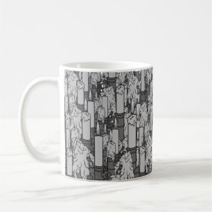 ljus kaffemugg
