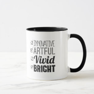 LJUS kaffemugg, kontrollista Mugg