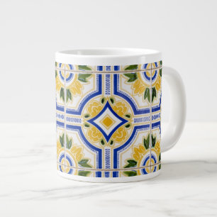 Ljus kakelmosaik, Portugal Jumbo Mugg